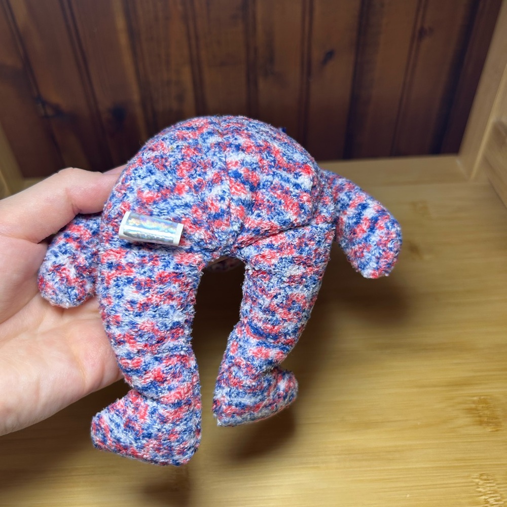 Ty Multicolor USA Bear Plush with Tag Defects! - Picture 8 of 12
